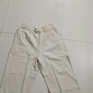 Cream Trouser