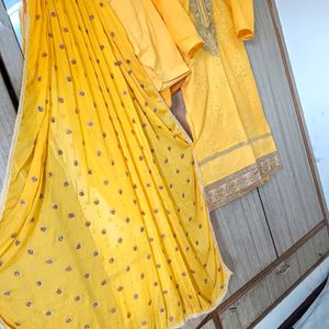 Beautiful Haldi Function Suit For Women