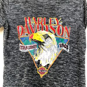 Imported Harley Davidson Eagle  Tee By Weidao