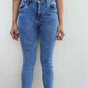 Mid Waist Denim