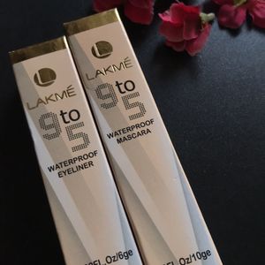 New Lakme Waterproof Eyeliner And Mascara