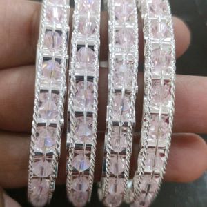 Pink White Bangle