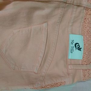 Peach Coloured Jeans