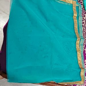 Sea Green Colour Suit Comes With Dupatta And Pyjam