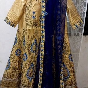 Golden Lahnga |katan Silk|