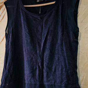 Ladies Top Navy Blue