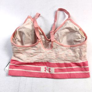 Under Armour Pink Sport Bra Size L