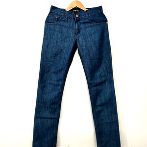 AFL by Fbb Solid Blue Mens Jeans