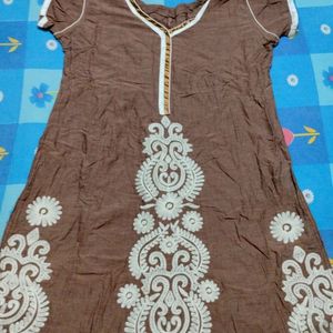 MAROON COTTON KURTI