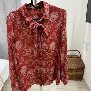 Rustic Maroon/mauve Shade Shirt