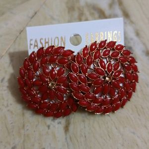 Combo Of 4 Big Size Studs earrings For Women Girls