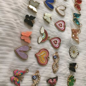 34 Enamel Charms