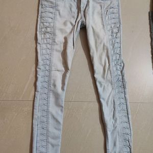 Super Skinny Light Blue Mid-rise Jeans