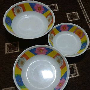 3 Bowls Set