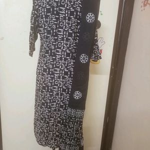 Black Kurtha Set