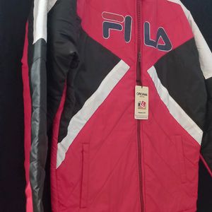 FILA JACKET ORIGINAL BLACK AND WHITE STRIPES