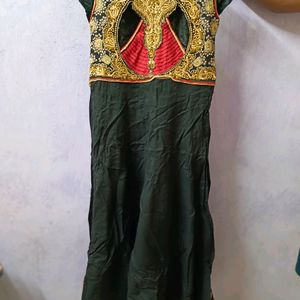 Black Anarkali Kurti Or Kurta