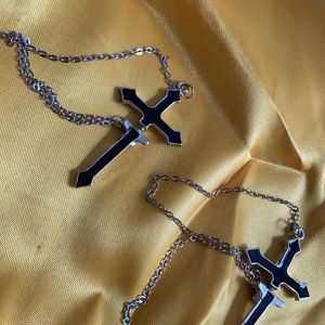 Jesus Cross Earrings And Pendant Combo