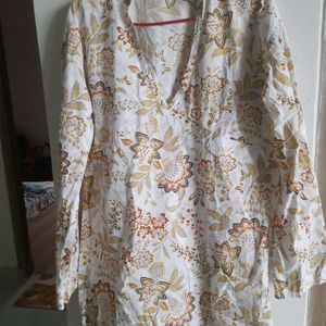 Pepe Jeans Floral Tunic Top For Women