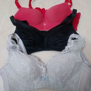 Used But Wearable Cool Bra Set Of 3