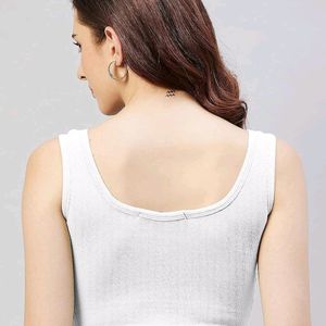 Women's Cotton Rib Strechable Tank Tops