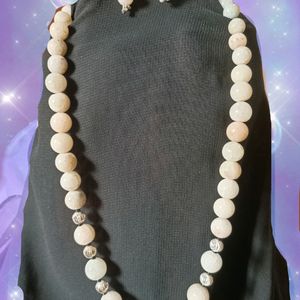 Original Hakik Pure Silver Beaded Necklace