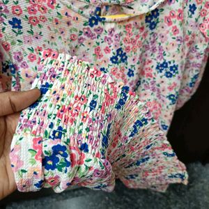 🌼🌸🏵️Floral Stretchable Western Wear-Tops