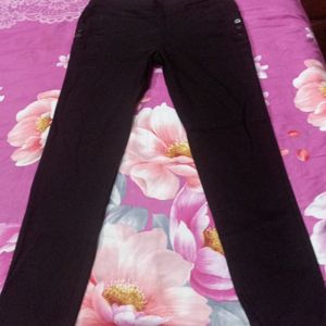 Black Colour  Girl's Jegging