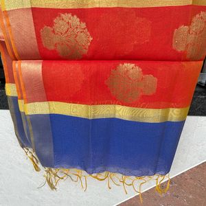 Banarasi Silk Pot Print Dupatta