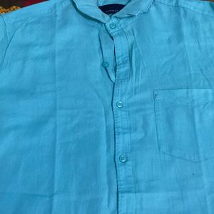 mens sea green shirt new not used