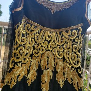 Black Heavy Anarkali