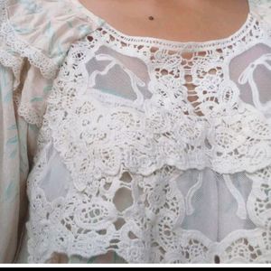 Lace Design Top