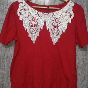 Red Shyla Brand Top For Women's Fashion