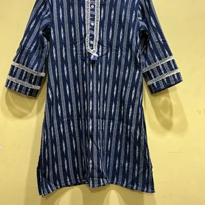 Neerus Blue Kurta Size XL