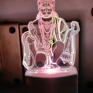 Multicolor Hanuman Ji Lamp