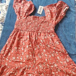 Zudio Floral Pink Dress