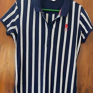 US Polo Collar Ladies T Shirt