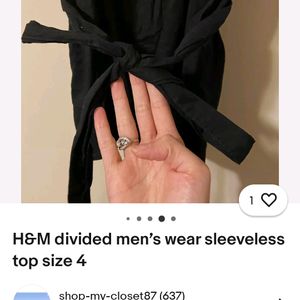 H&m Aesthetic Sleeveless Top