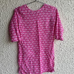 Pink Short Kurti