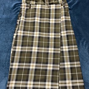 Hnm Plaid Skirt