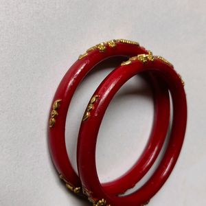 New Bangles Chilli Red Maroon Colour