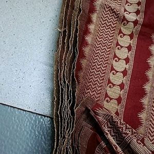 Cotton Banarasi Unstitched Fabric