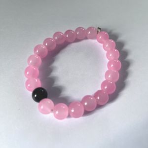 Pink Glass Bracelet