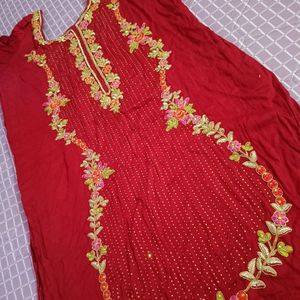 Red Kurta