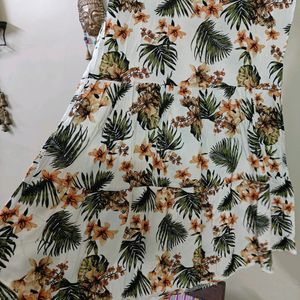 Tropical  Midi Dress