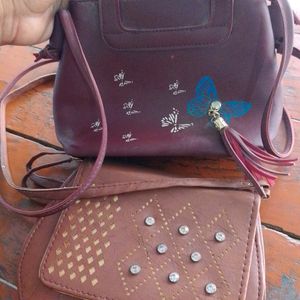 Leather Handbags Combo