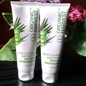 (Pack Of 2)Organic Harvest ACNE CONTROL FACE WASH