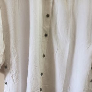 Never Used Milky White Good Quality Shirt Top