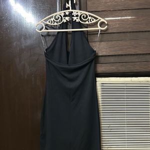 Black Halter Neck Dress