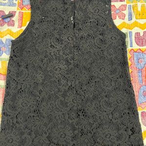 H&M Black Lace Top